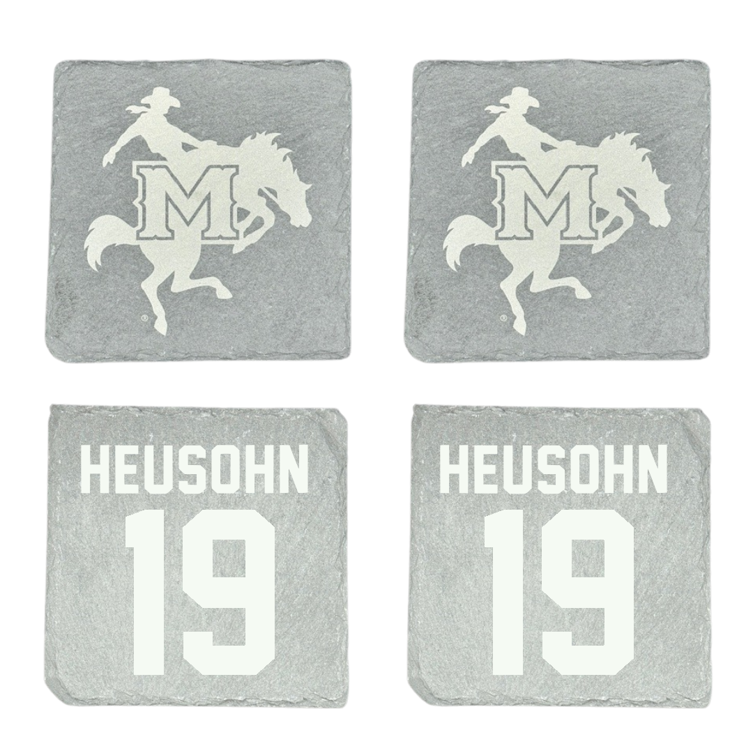 McNeese State University Baseball Stone Coaster (4 Pack)  - #19 Marcus Heusohn