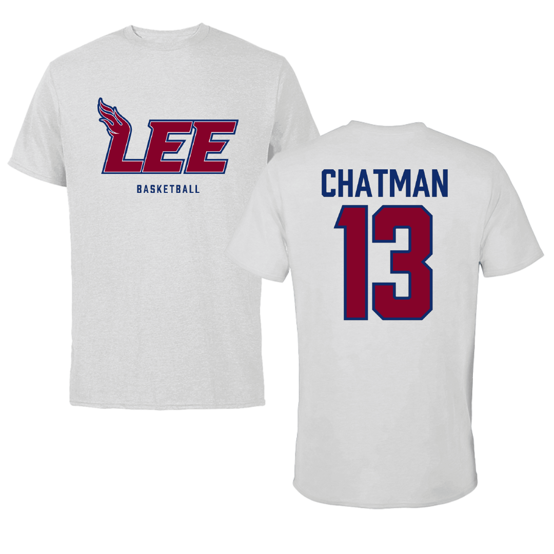 Lee University Basketball Light Gray Tee - #13 Tylon Chatman
