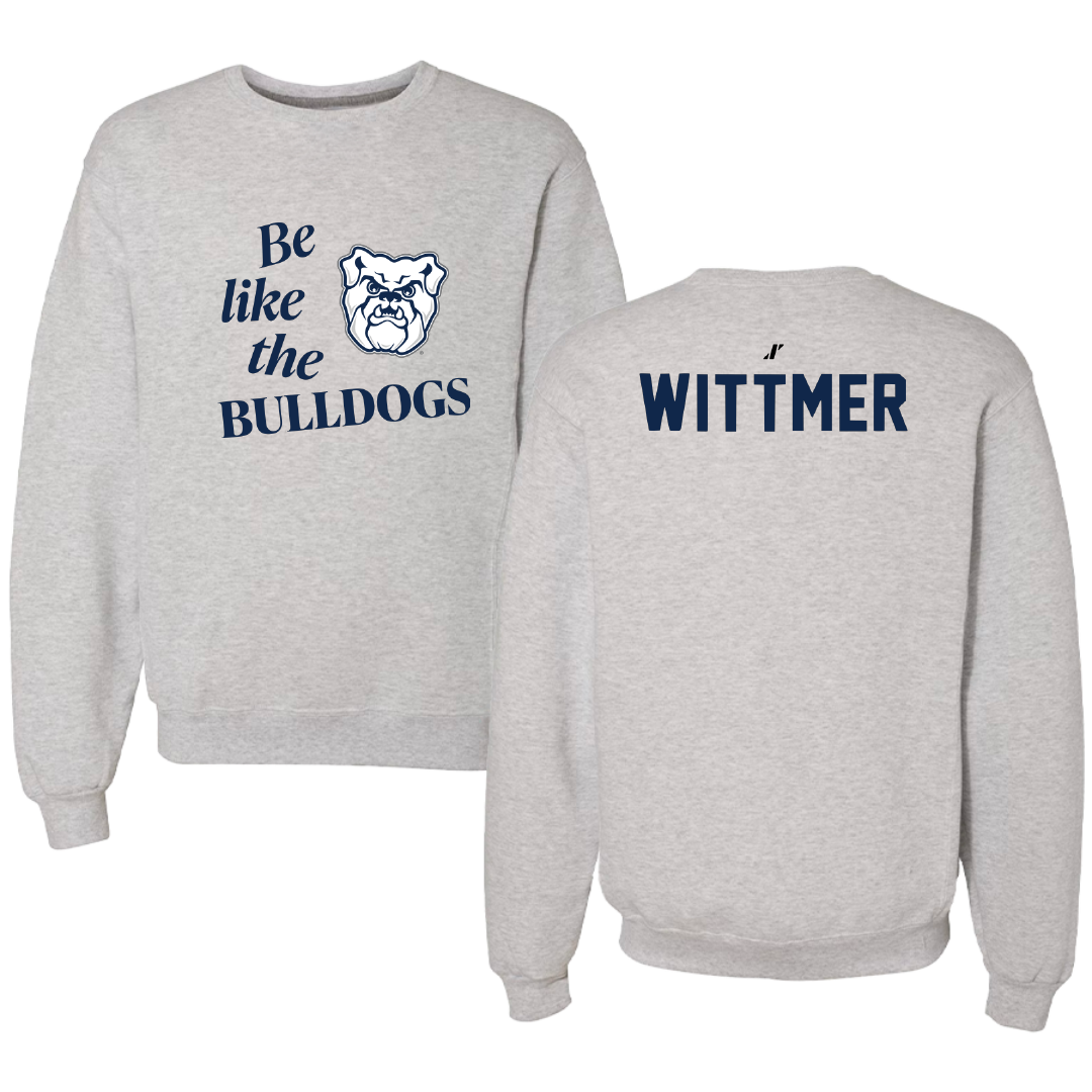 Butler University Dance Light Gray Be Like Us Crewneck - Grace Wittmer