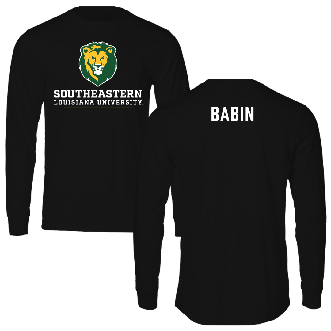 Southeastern Louisiana University TF and XC Black Performance Long Sleeve - Bailey Babin