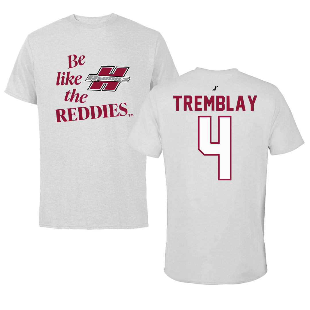 Henderson State University Baseball Light Gray Be Like Us Performance Tee - #4 Nick Tremblay