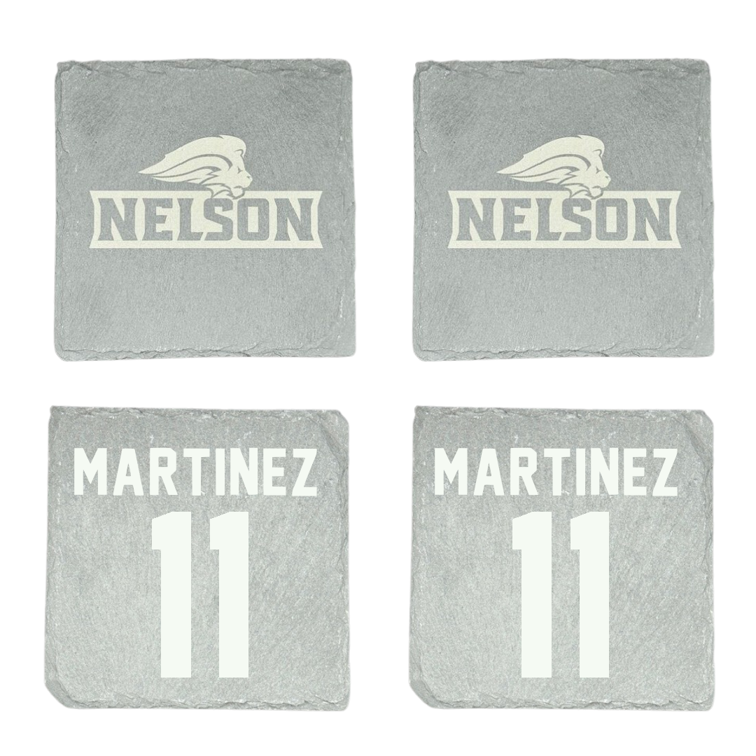 Nelson University Baseball Stone Coaster (4 Pack)  - #11 Jake Martinez