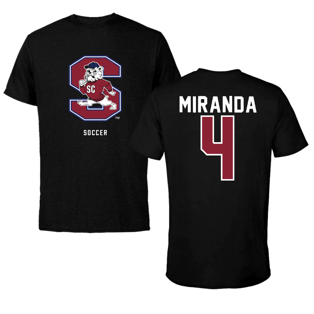 South Carolina State University Soccer Black Performance Tee - #4 Simone Miranda