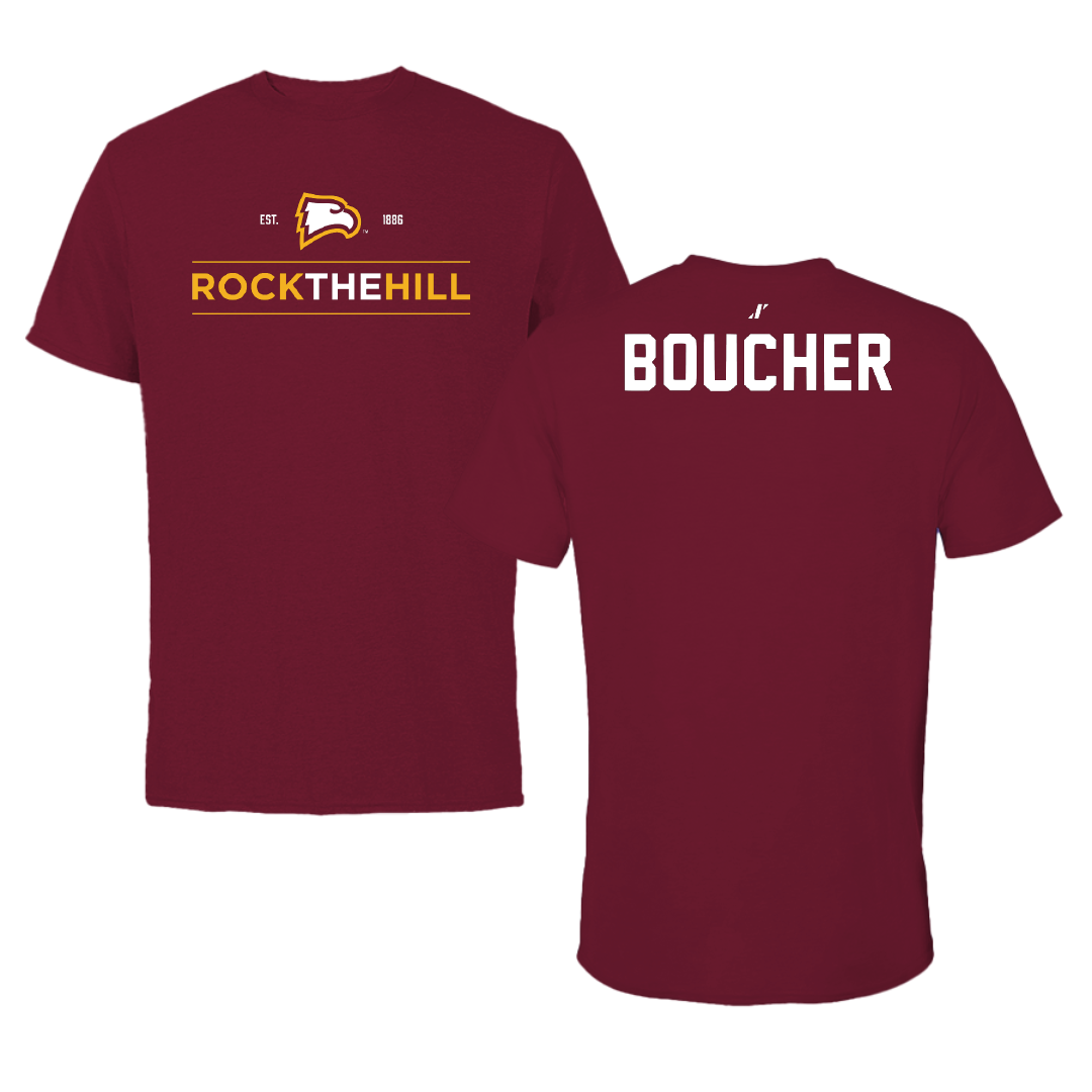 Winthrop University TF and XC Garnet General Tee - Michael Boucher