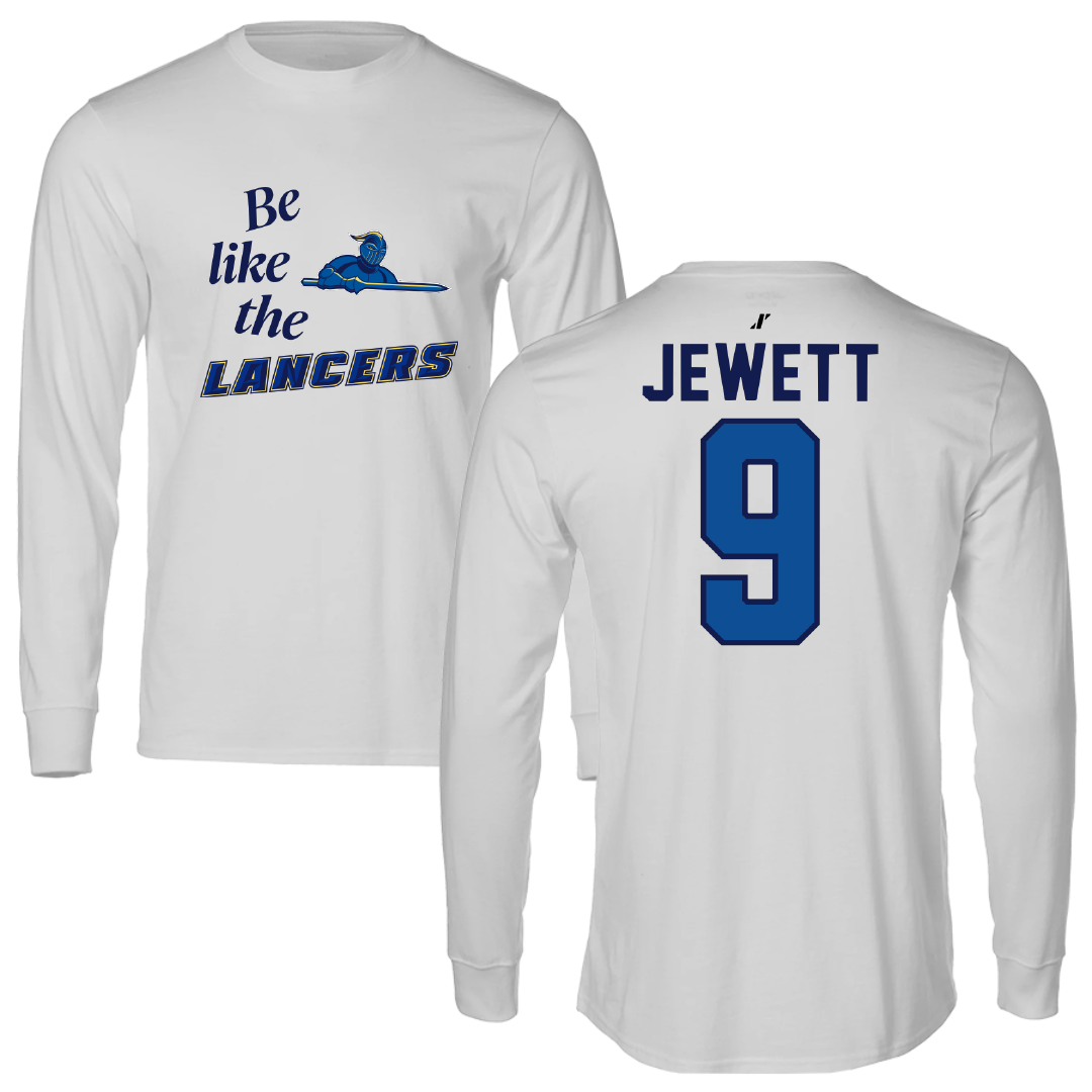 Worcester State University Baseball Light Gray Be Like Us Performance Long Sleeve - #9 Ryan Jewett
