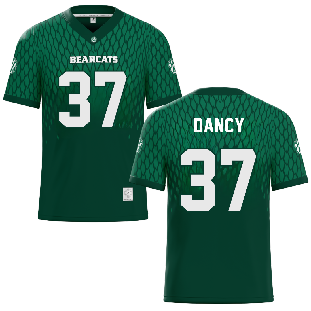 Northwest Missouri State University Green Football Jersey - #37 Lekyleron Dancy