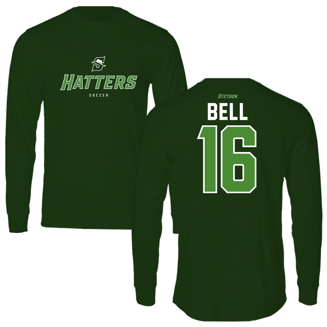 Stetson University Soccer Forest Green Long Sleeve - #16 Madison Bell