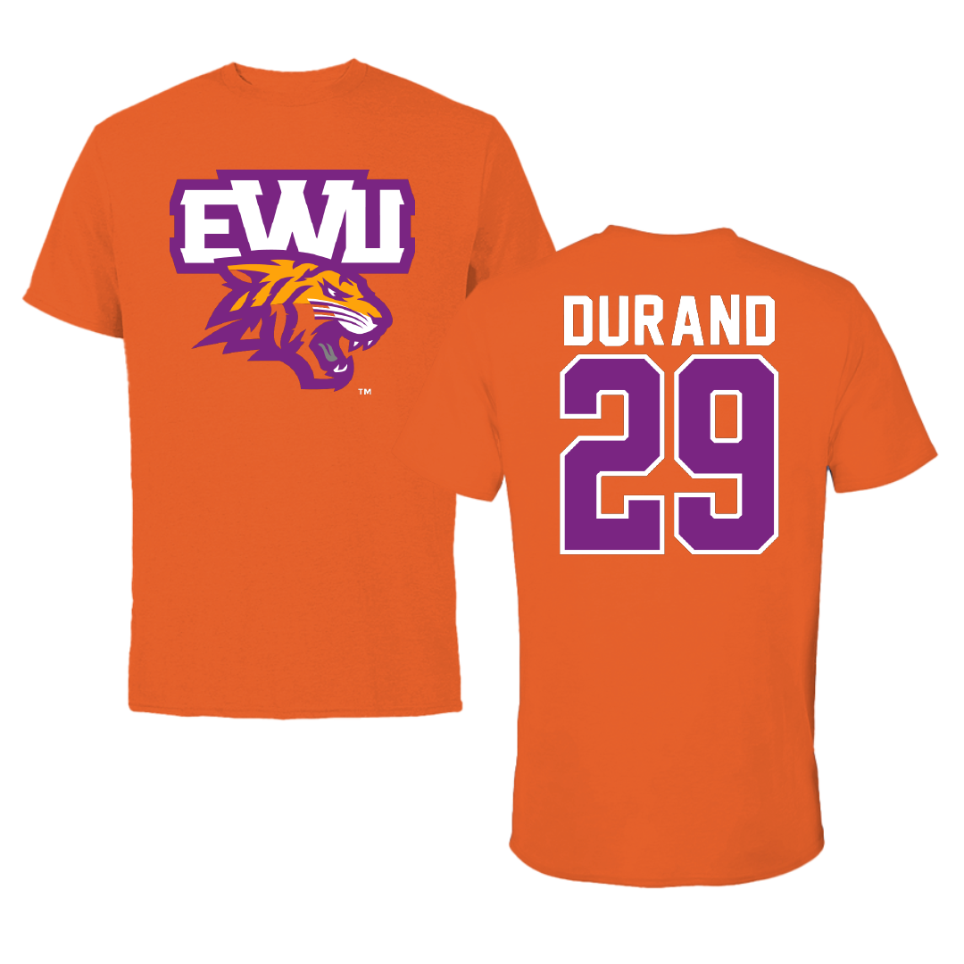 Edward Waters University Baseball Orange Performance Tee - #29 Keith Durand
