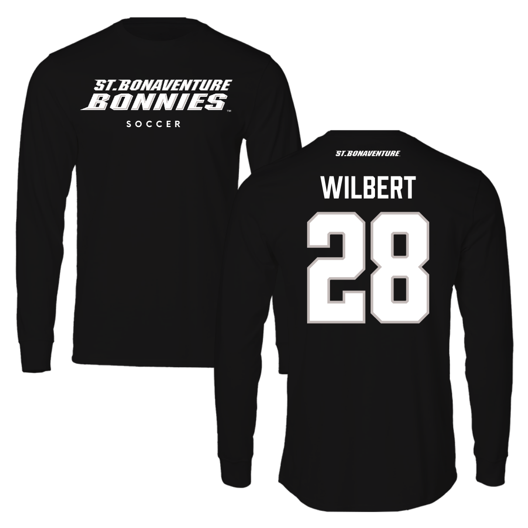 St. Bonaventure University Soccer Black Long Sleeve - #28 Andrew Wilbert