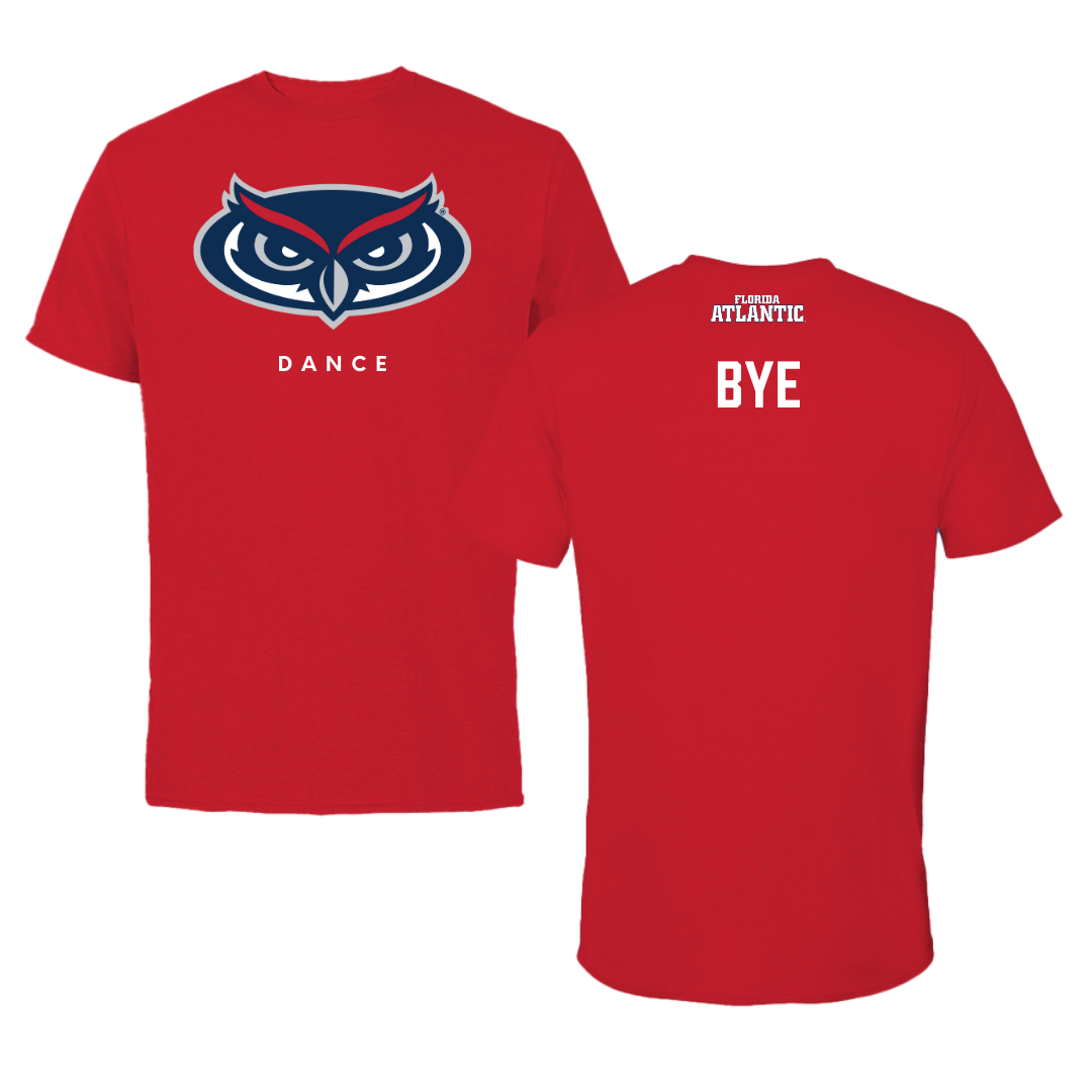 Florida Atlantic University Dance Red Jersey Performance Tee - Julia Bye