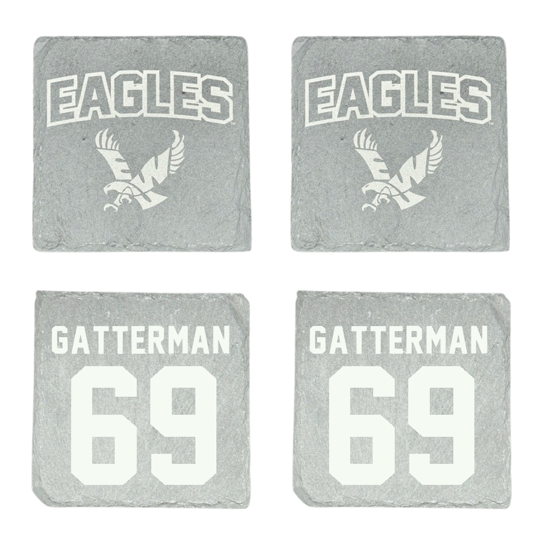 Eastern Washington University Football Stone Coaster (4 Pack)  - #69 Dane Gatterman