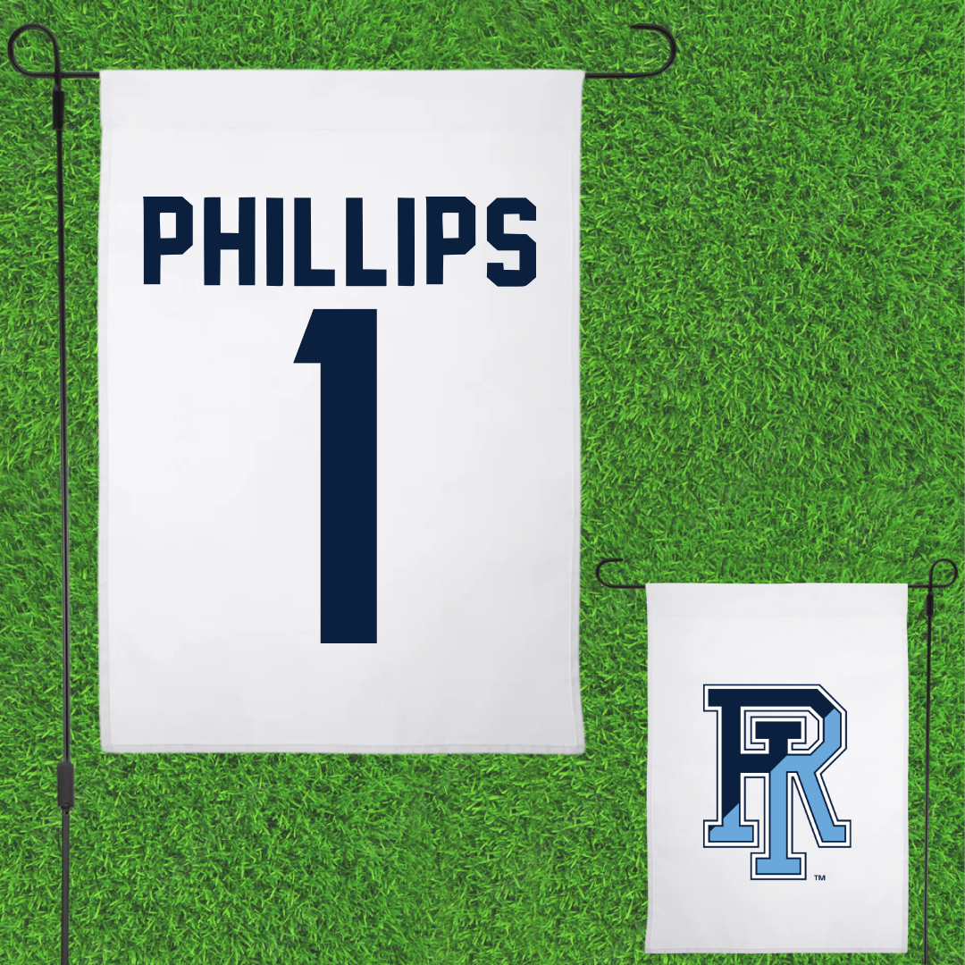 University of Rhode Island Basketball White Garden Flag - #1 Sophie Phillips