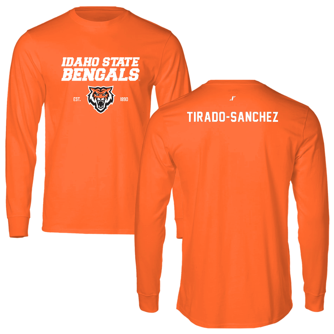 Idaho State University TF and XC Orange General Long Sleeve - Axel Tirado-Sanchez