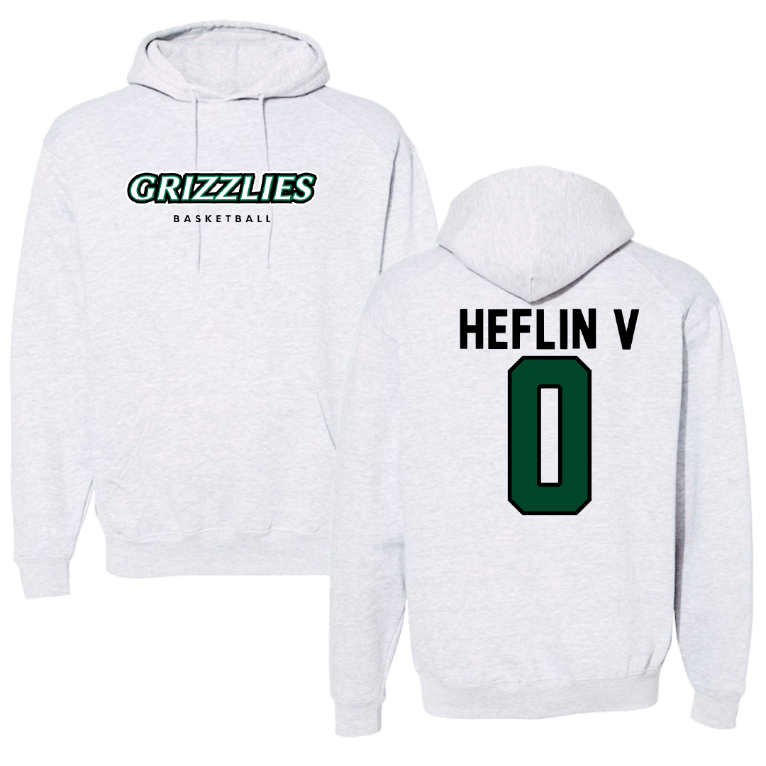 Adams State University Basketball Gray Hoodie - #0 Robert Heflin V