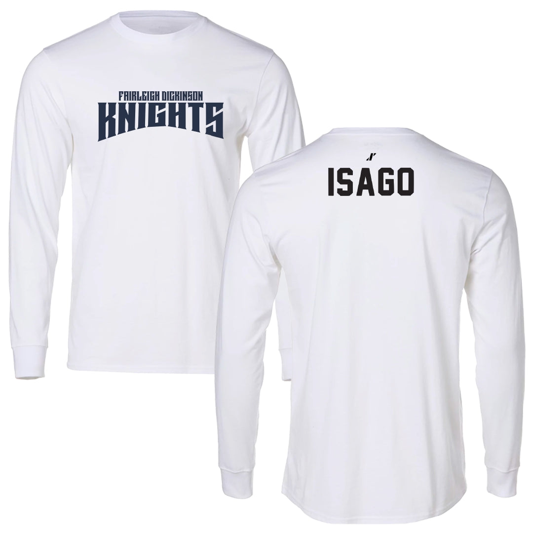 Fairleigh Dickinson University-Metropolitan Campus Tennis White Classic Performance Long Sleeve - Namie Isago