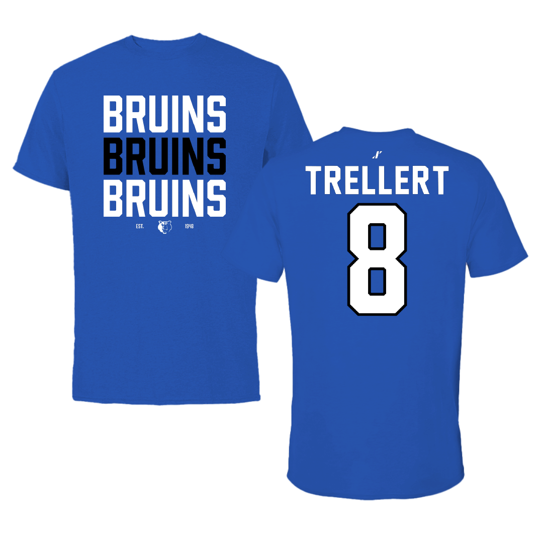 Salt Lake Community College Softball Blue General Tee - #8 Mataeya Trellert