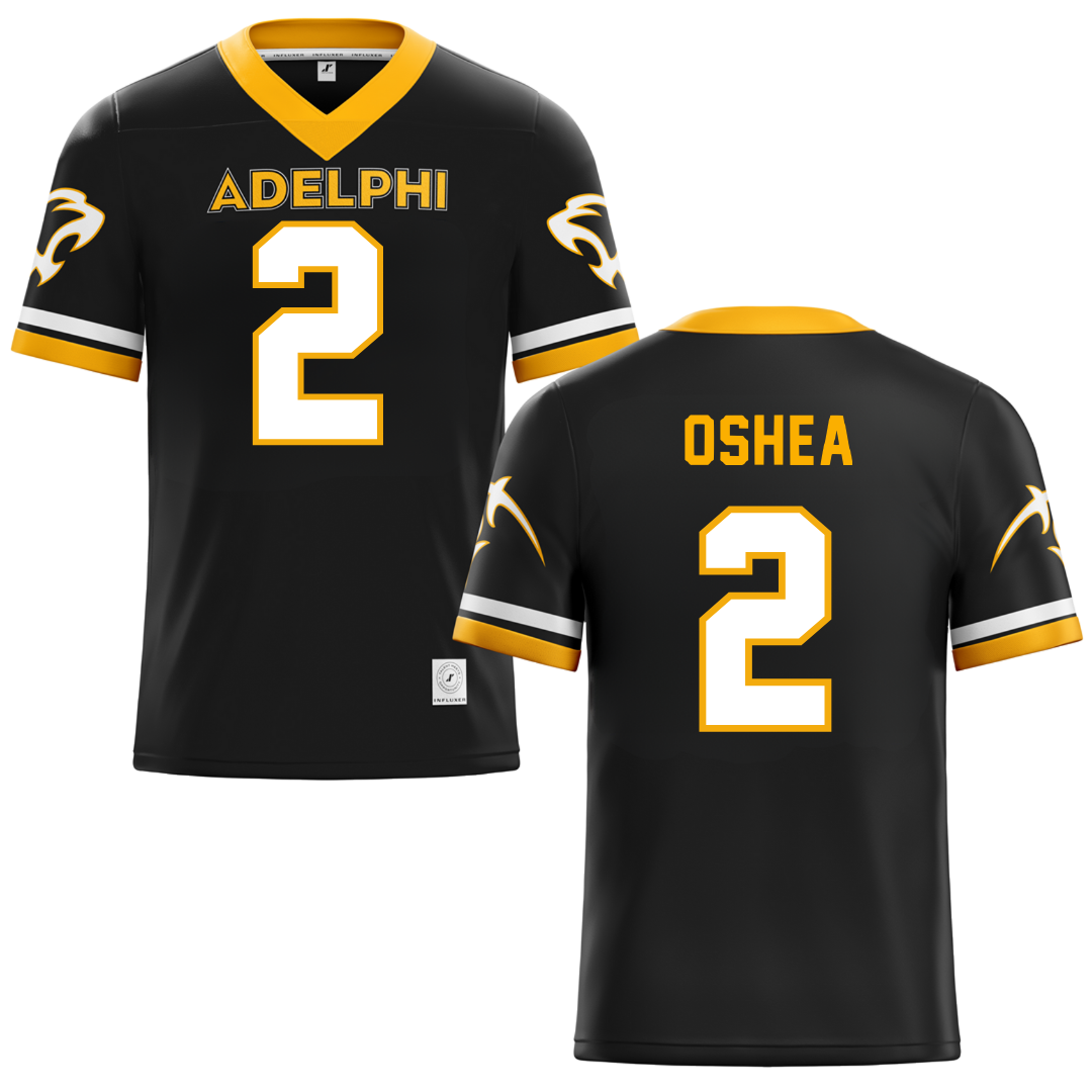 Adelphi University Black Lacrosse Jersey - #2 Nick OShea
