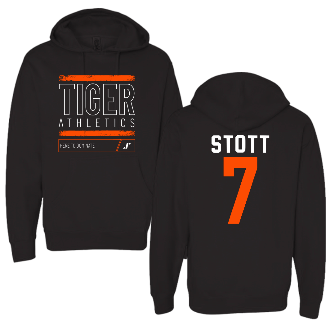 East Central University Softball Black Dominate Hoodie - #7 Jaicee Stott