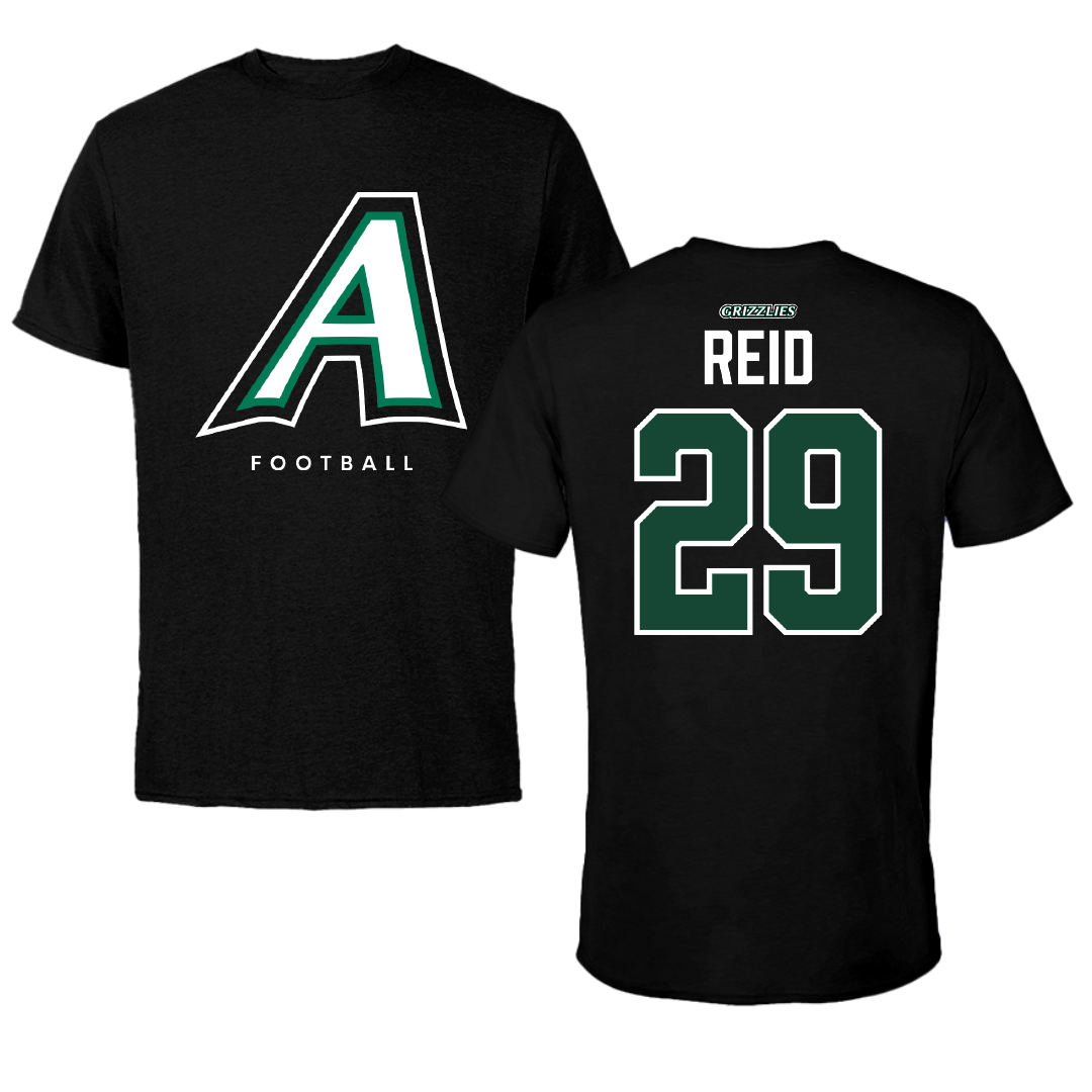 Adams State University Football Black Block Performance Tee - #29 Alex Reid