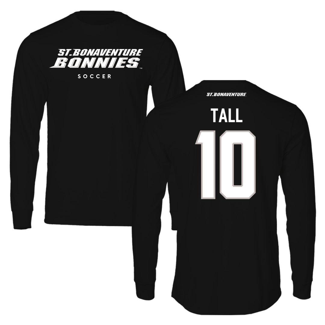 St. Bonaventure University Soccer Black Long Sleeve - #10 Mo Tall