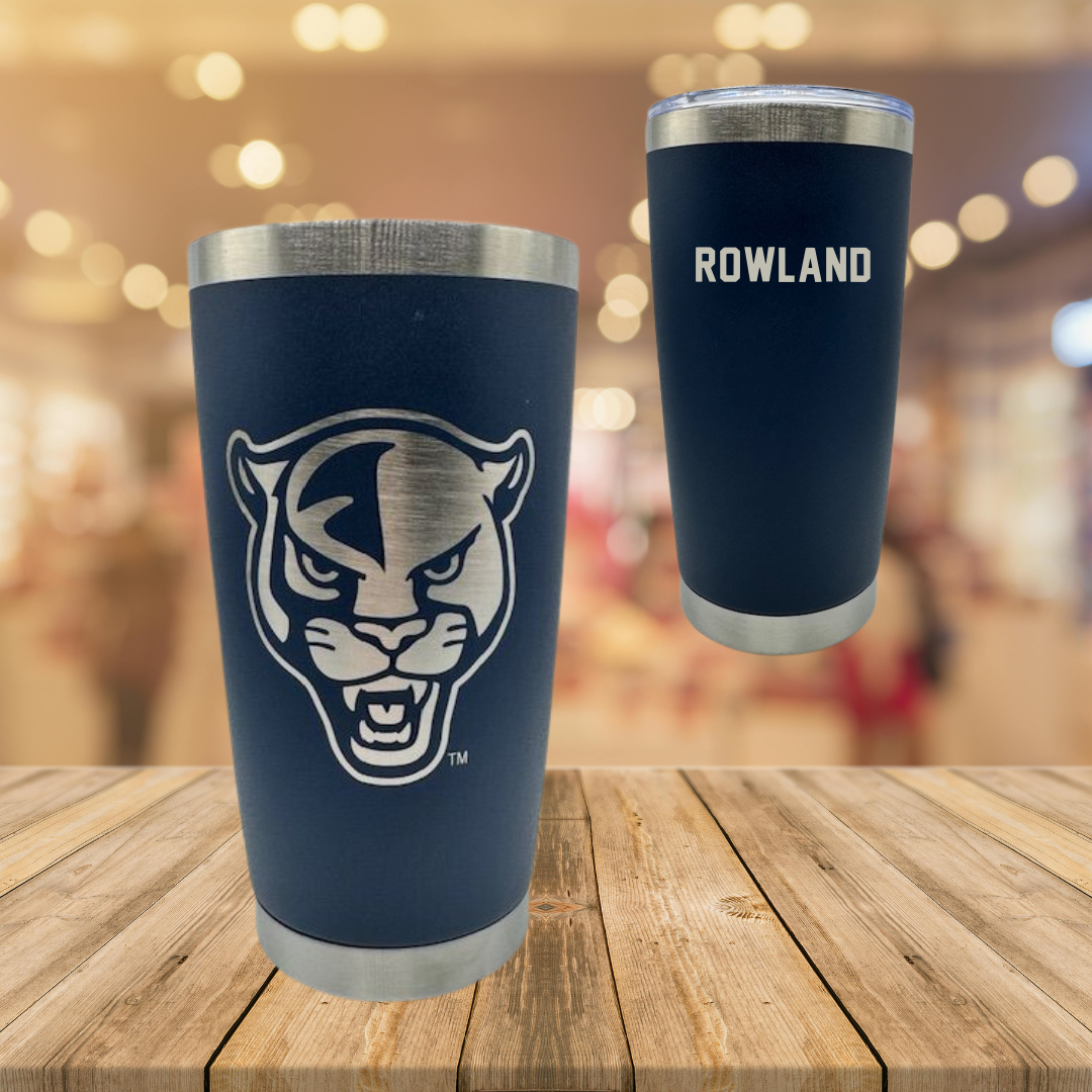 Florida International University TF and XC Navy Stainless Steel Tumbler - De’quan Rowland