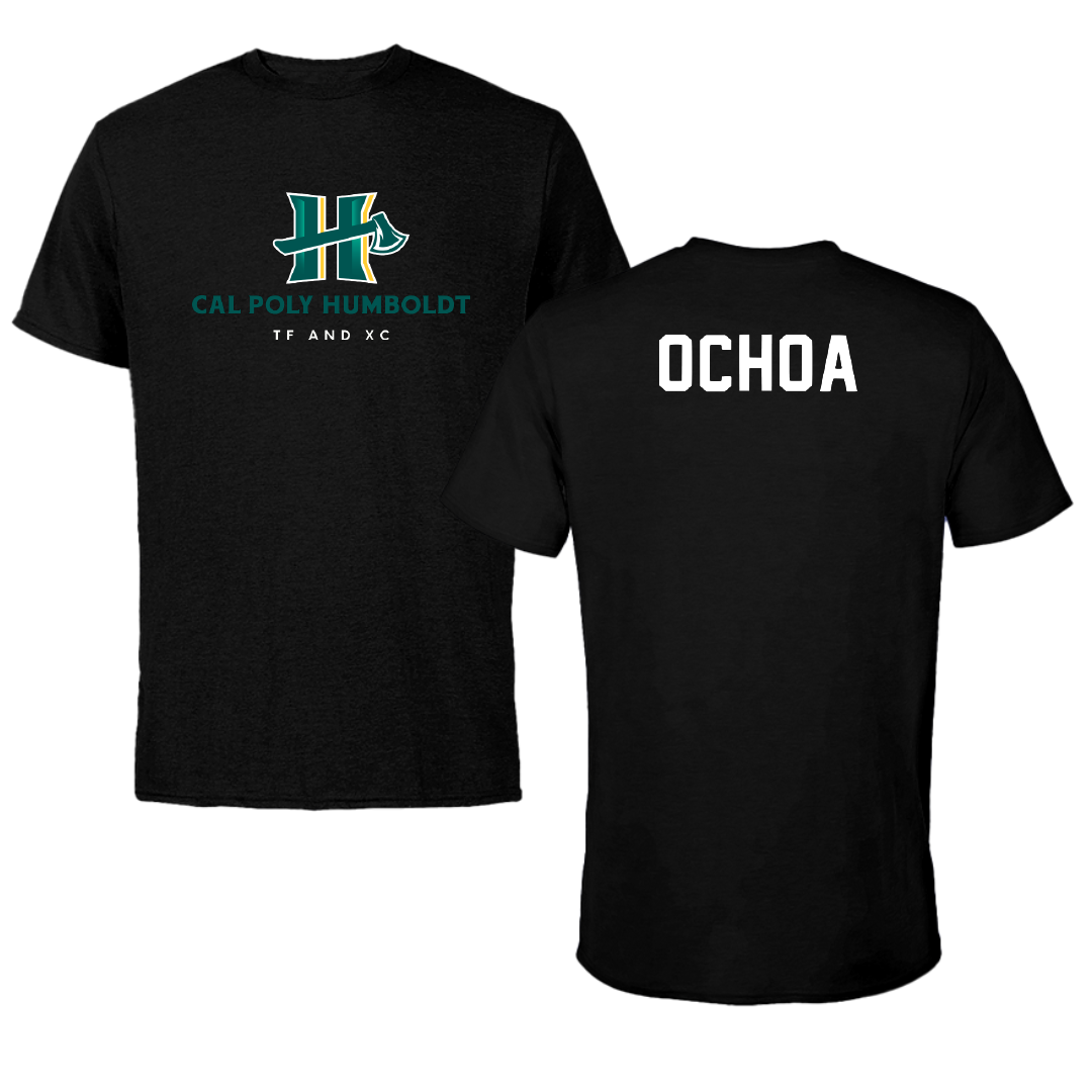 Cal Poly Humboldt TF and XC Black Tee - Dylan Ochoa