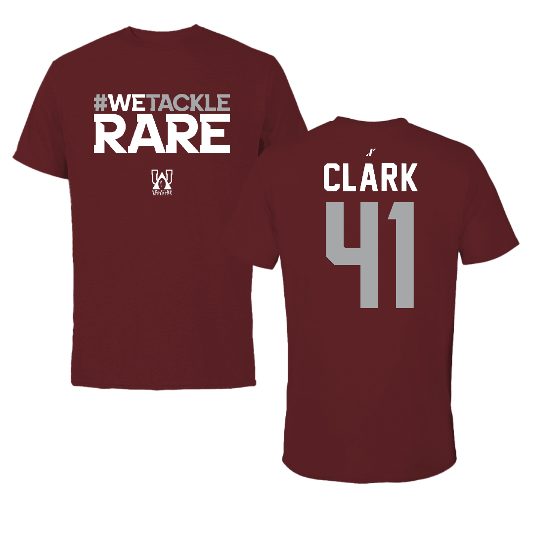 Fordham University Baseball Maroon Uplifting Athletes Tee - #41 Sam Clark