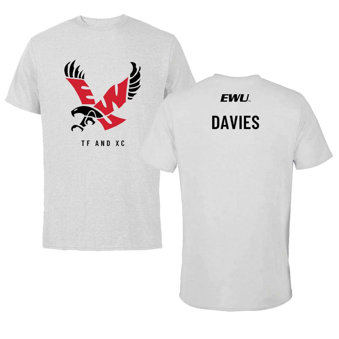 Eastern Washington University TF and XC Light Gray Performance Tee - Rhiannon Davies