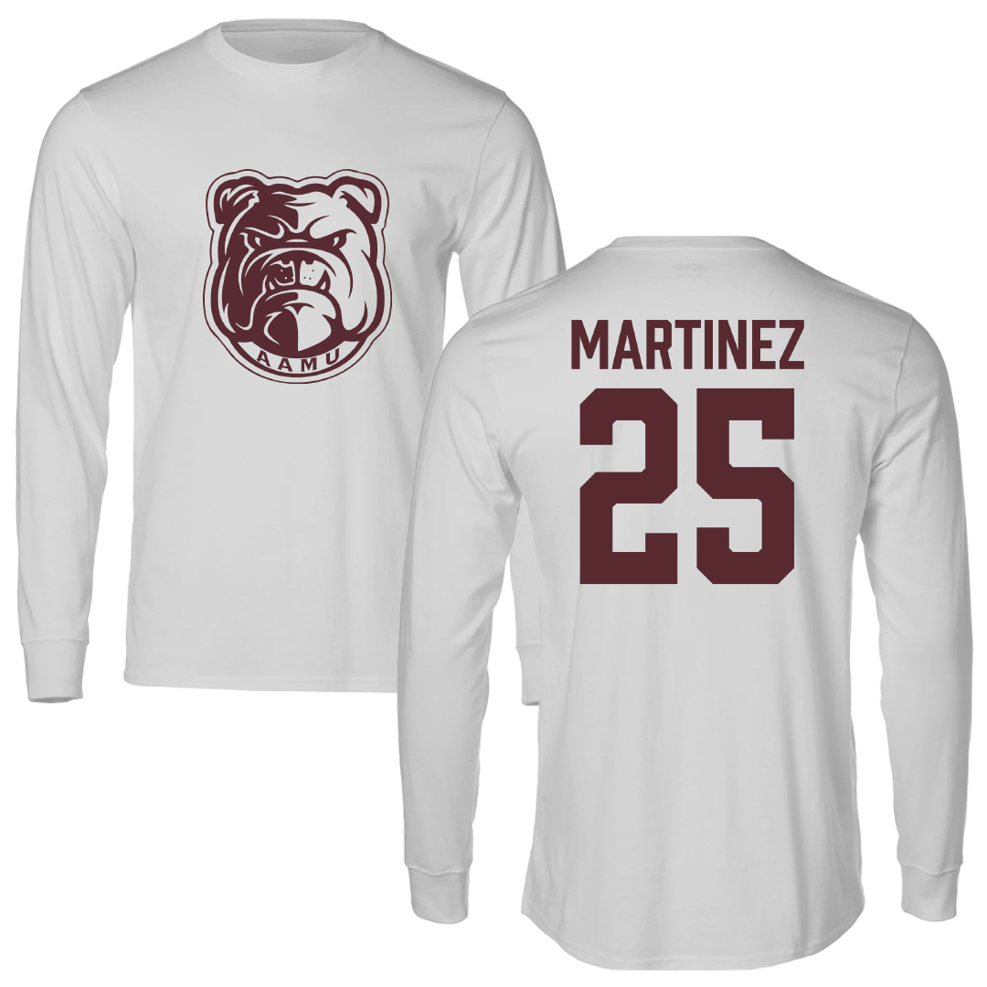Alabama A&M University Volleyball Light Gray Long Sleeve - #25 Wendy Martinez