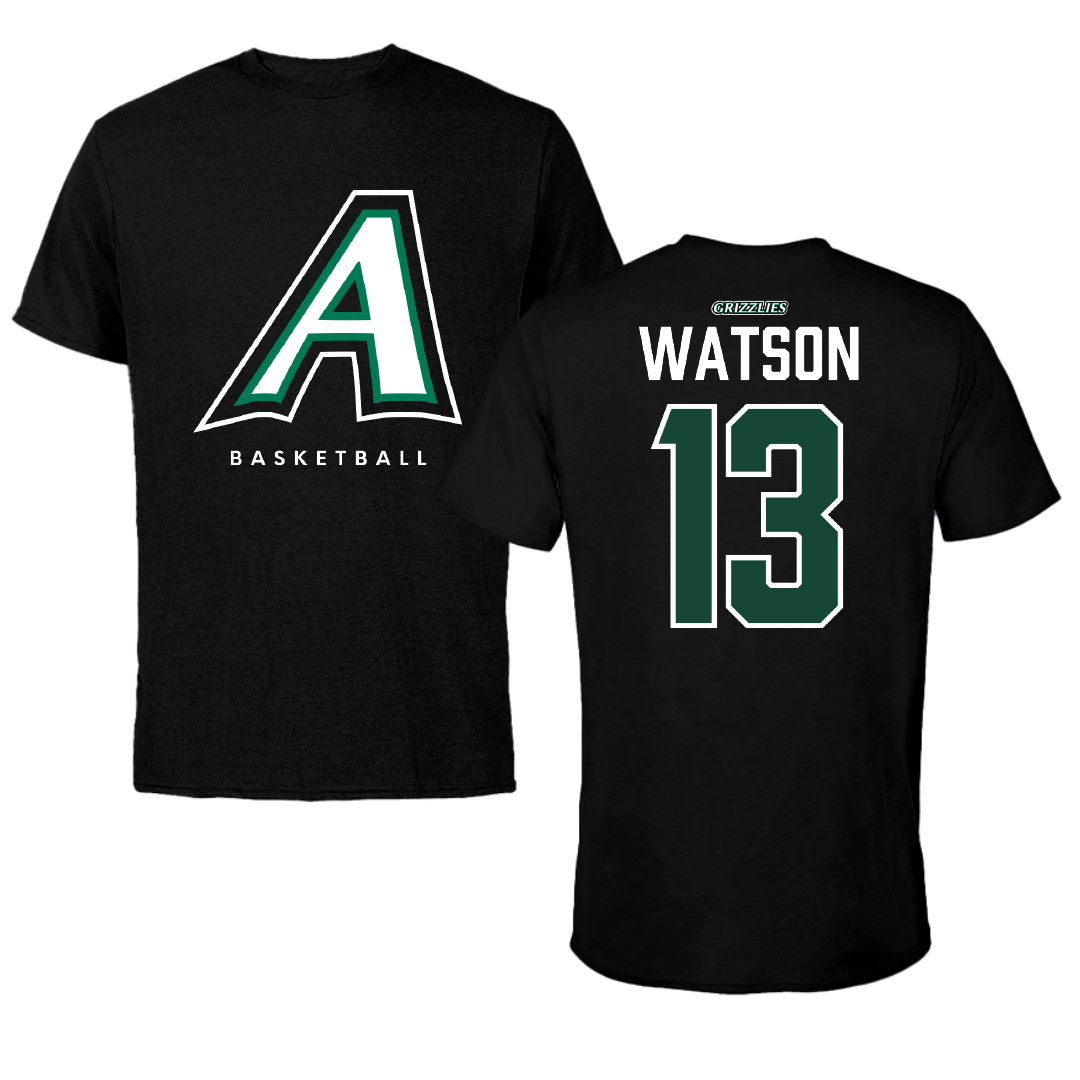 Adams State University Basketball Black Block Performance Tee - #13 Celina Watson