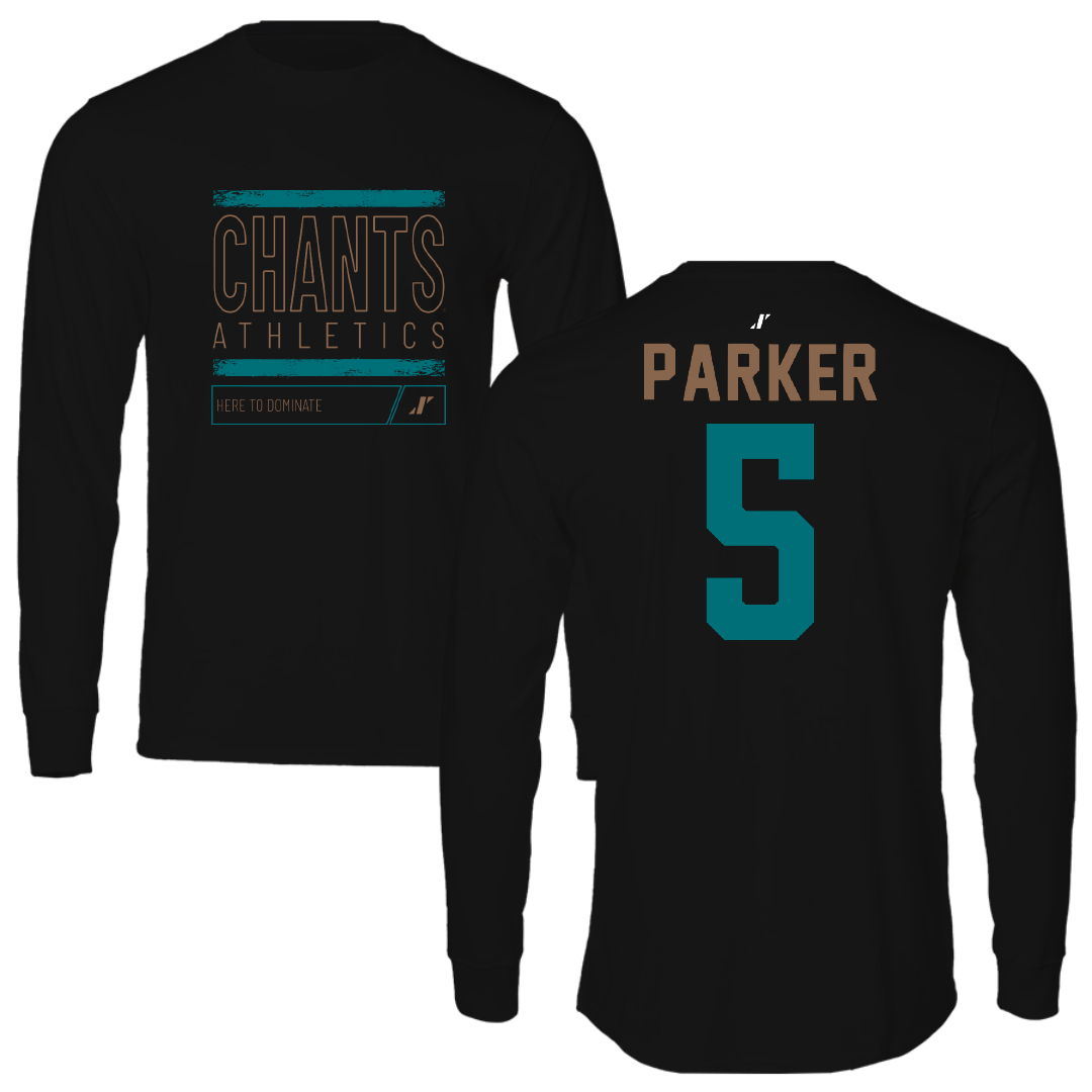 Coastal Carolina University Lacrosse Black Dominate Long Sleeve - #5 Ella Parker