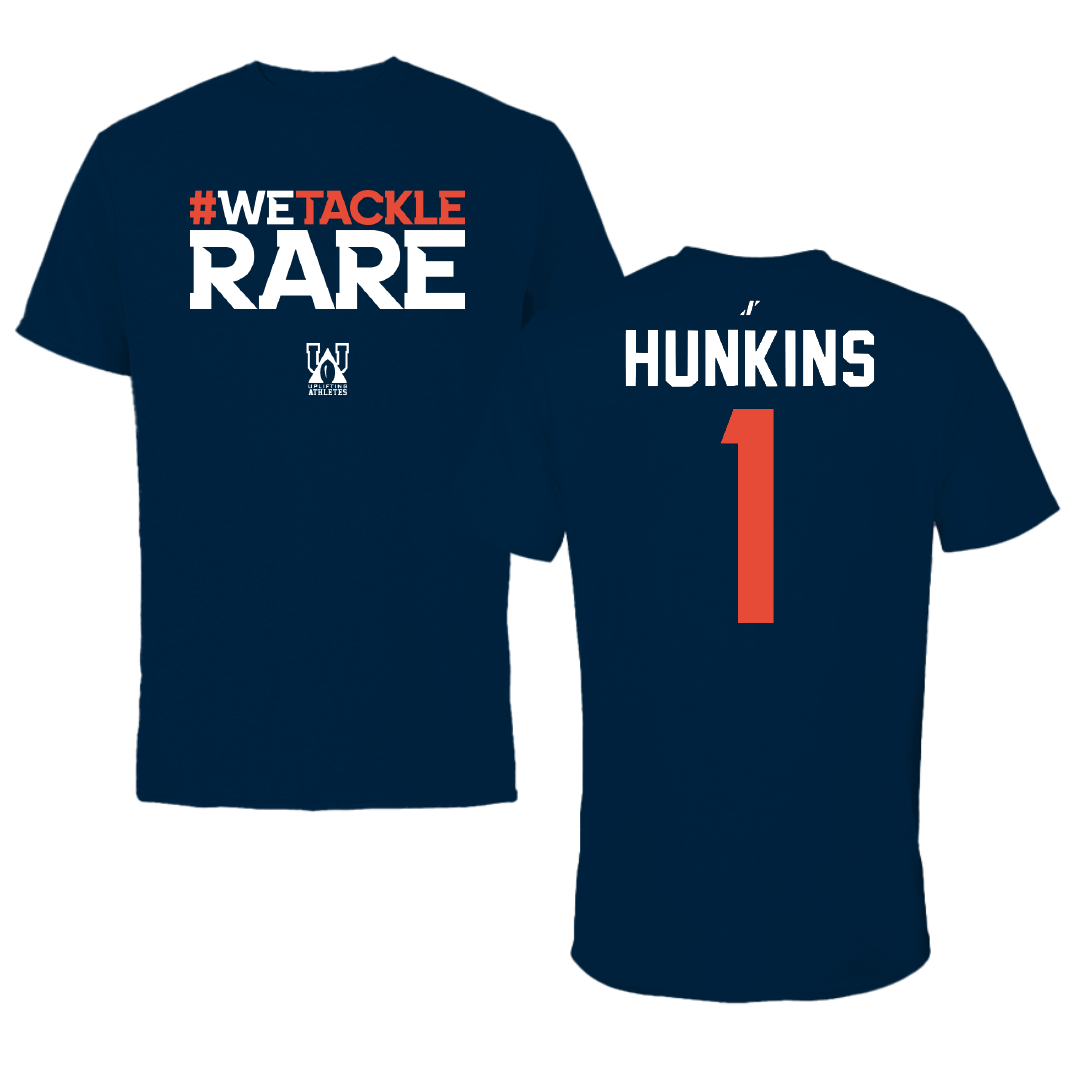 University of Illinois Softball Navy Uplifting Athletes Performance Tee - #1 Reese Hunkins