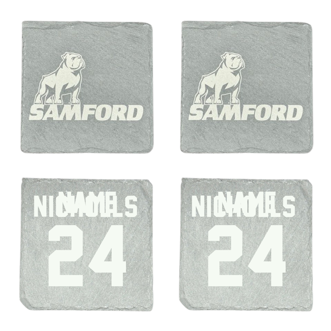 Samford University Tennis Stone Coaster (4 Pack)  - Darcy Nicholls