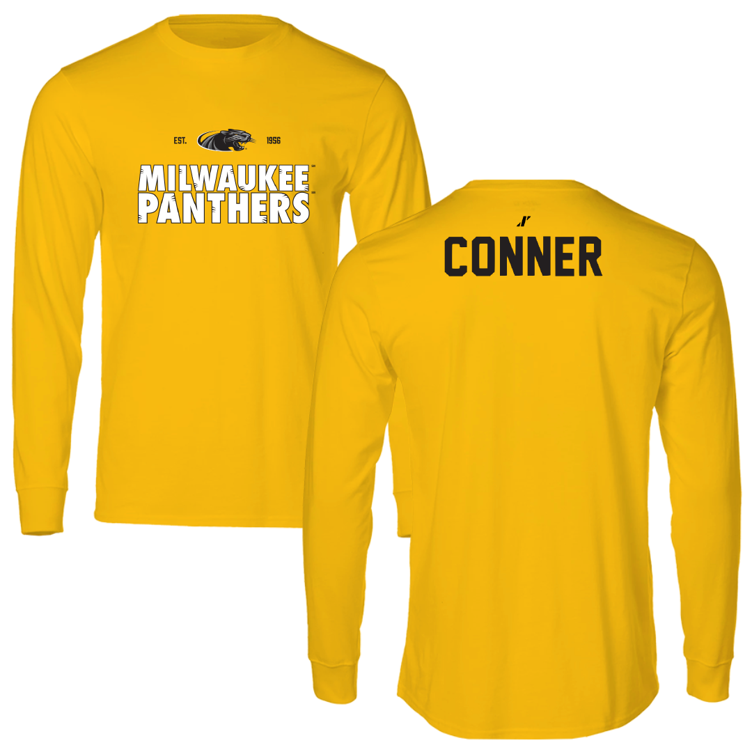 University of Wisconsin-Milwaukee TF and XC Gold General Long Sleeve - Claudia Conner