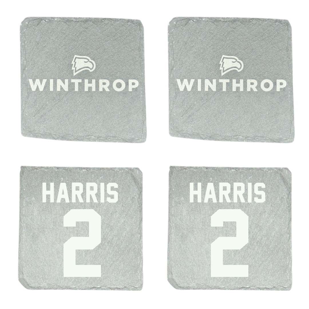Winthrop University Soccer Stone Coaster (4 Pack)  - #2 Kalani Harris