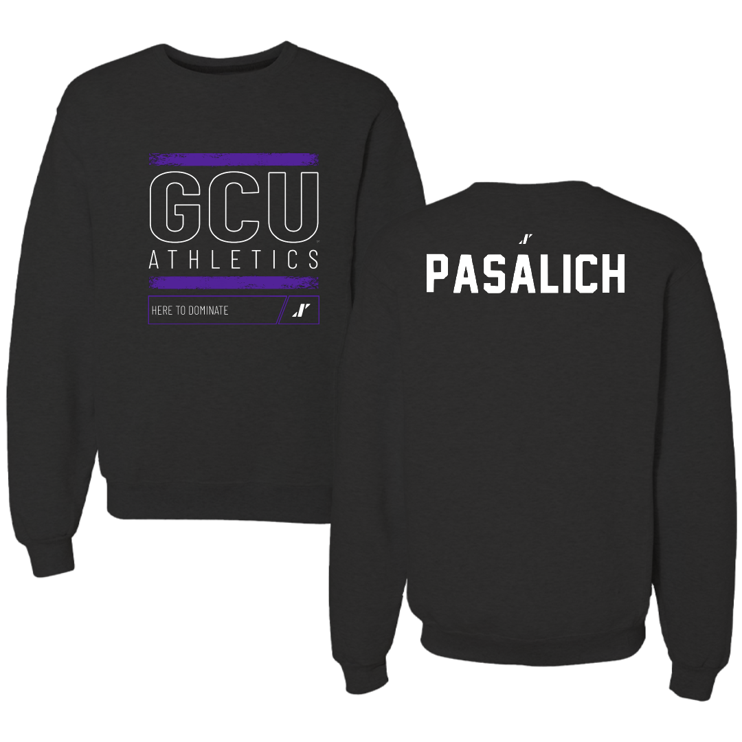 Grand Canyon University Cheer Black Dominate Crewneck - Brooklyn Pasalich