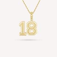 Gold Presidents Pendant and Chain - #18 Austen Kivler