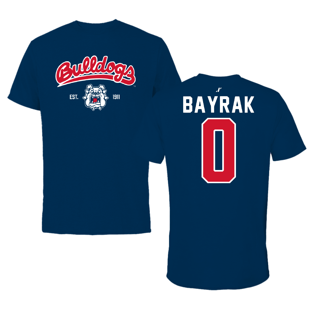 Fresno State University Basketball Navy General Tee - #0 Elif Dila Bayrak