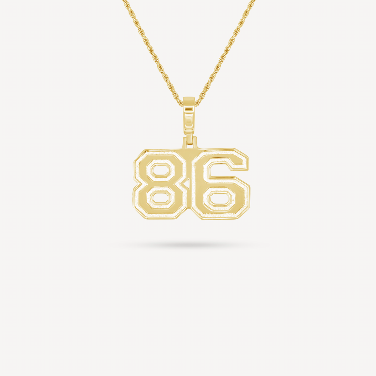 Gold Presidents Pendant and Chain - #86 Gino Williams