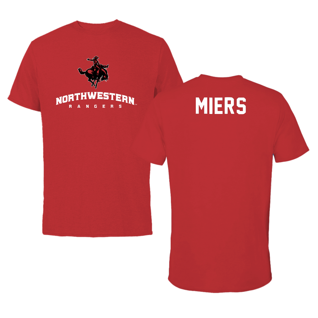 Northwestern Oklahoma State University TF and XC Red Tee - Connor Miers