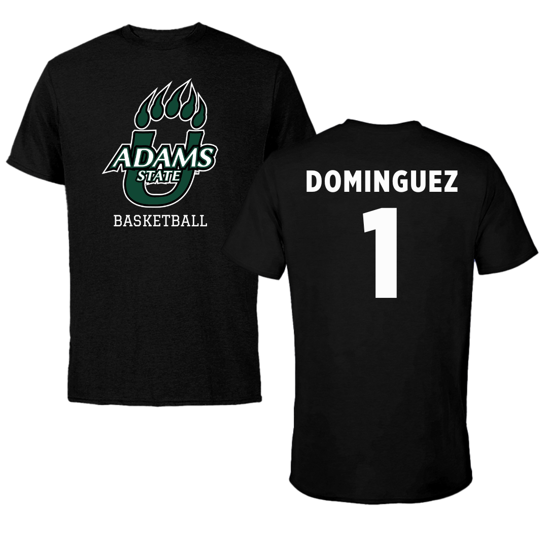 Adams State University Basketball Black State Performance Tee - #1 Harmanie Dominguez