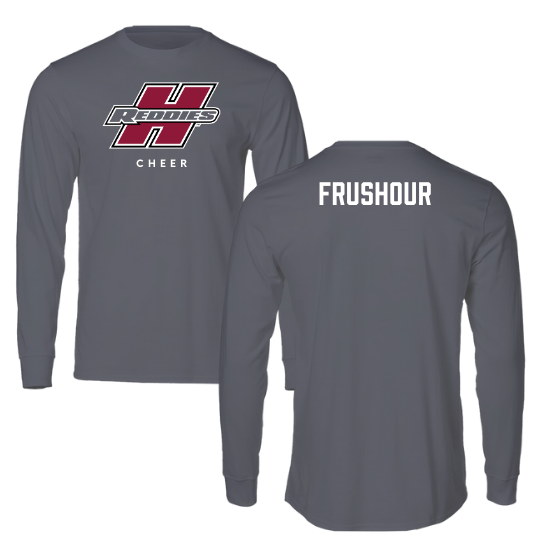 Henderson State University Cheer Gray Performance Long Sleeve - Felicity Frushour