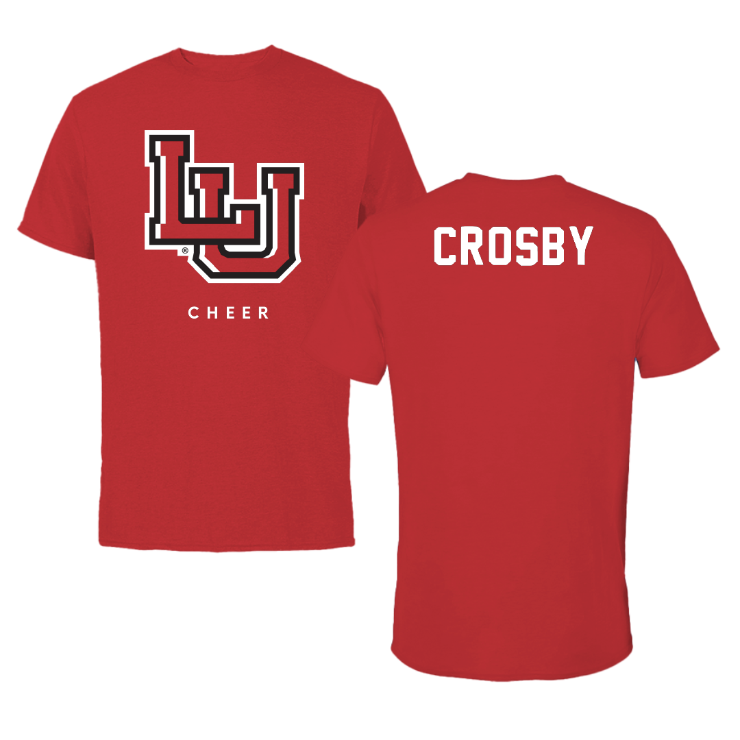Lamar University Cheer Red Tee - Sally Crosby