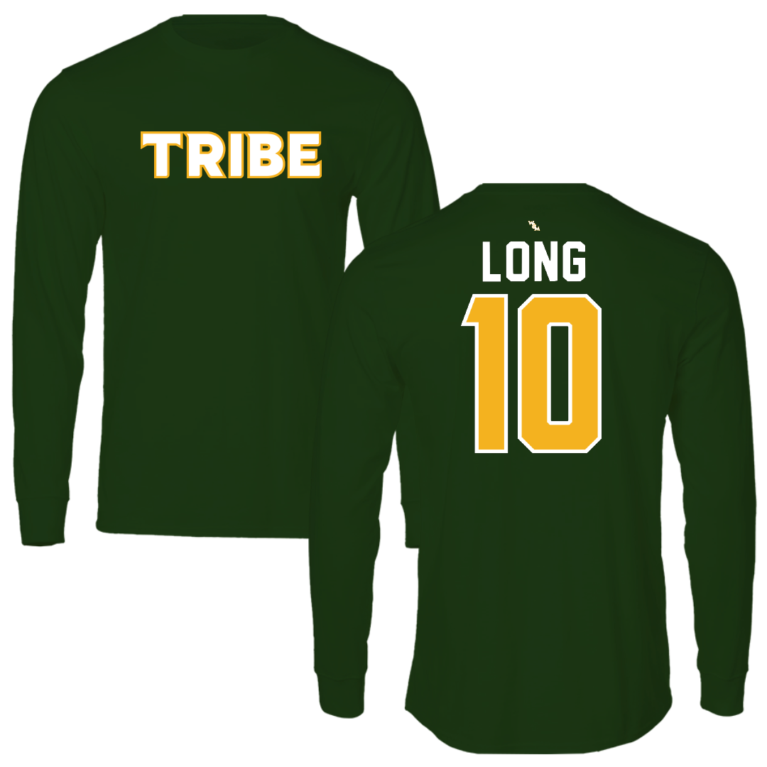 William & Mary Basketball Forest Green Long Sleeve - #10 Marley Long