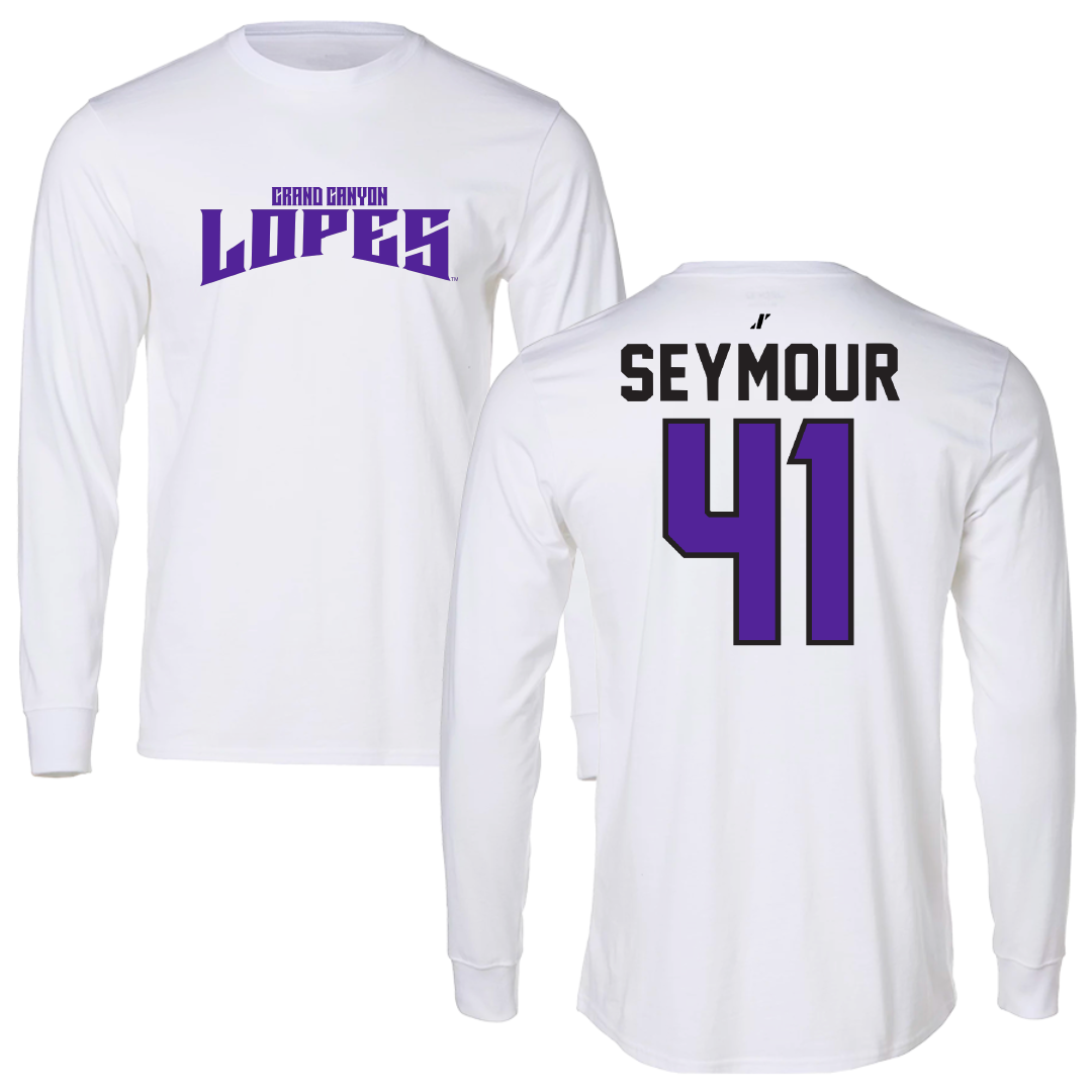 Grand Canyon University Lacrosse White Classic Long Sleeve - #41 Cameron Seymour