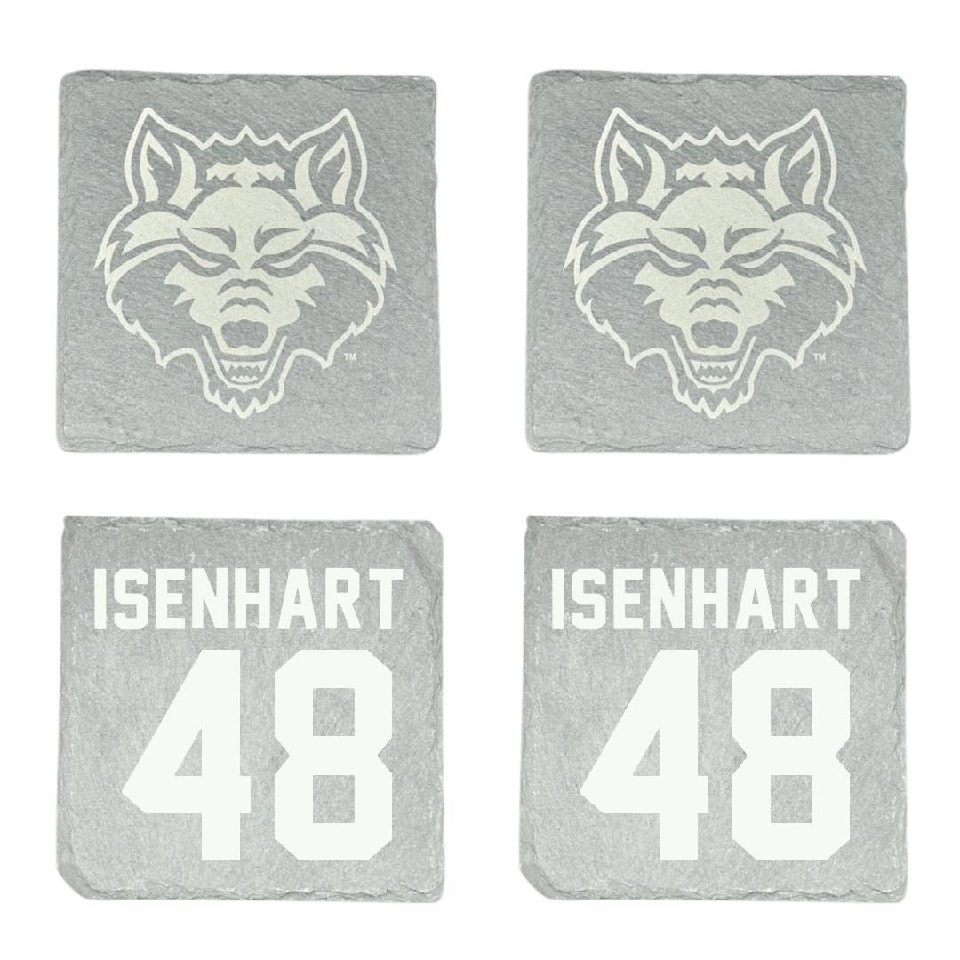 Arkansas State University Football Stone Coaster (4 Pack)  - #48 Ryan Isenhart