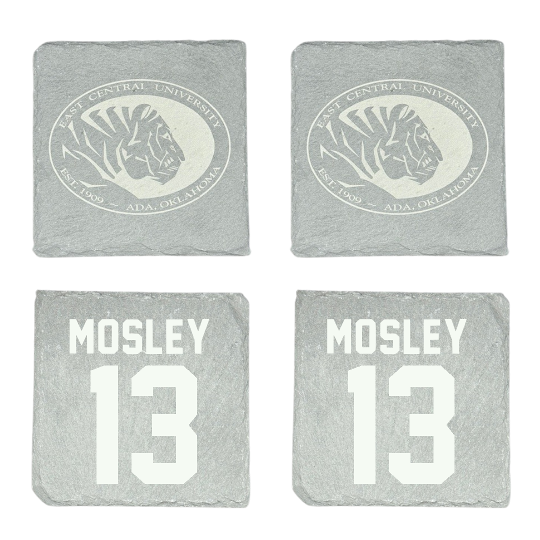 East Central University Basketball Stone Coaster (4 Pack)  - #13 Peyton Mosley