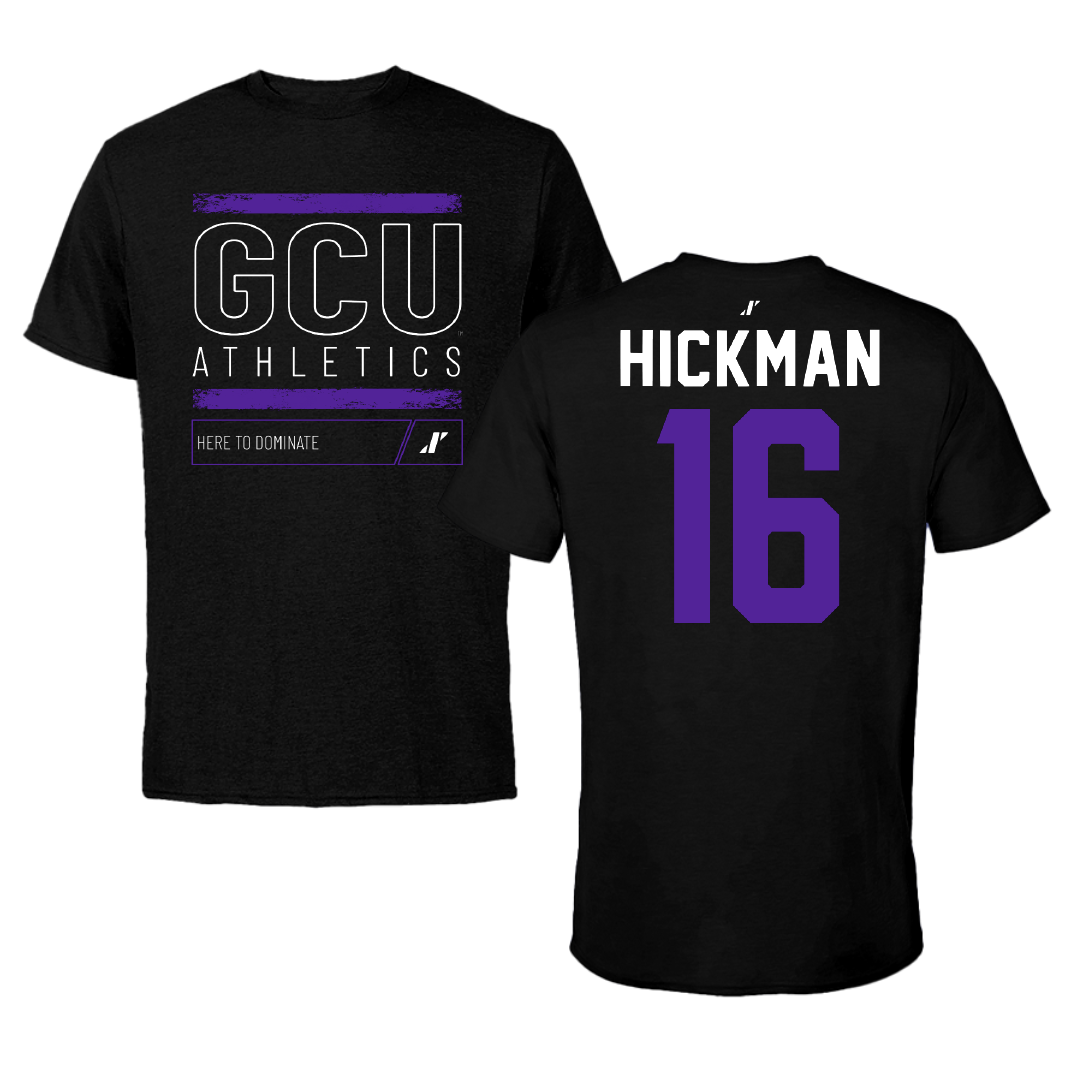 Grand Canyon University Volleyball Black Dominate Tee - #16 Jackson Hickman