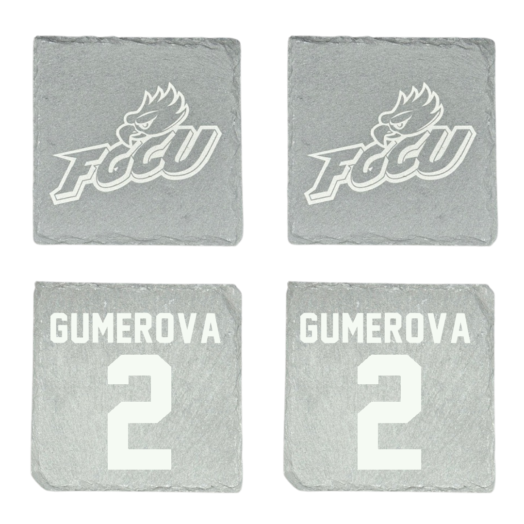 Florida Gulf Coast University Soccer Stone Coaster (4 Pack)  - #2 Amelia Gumerova