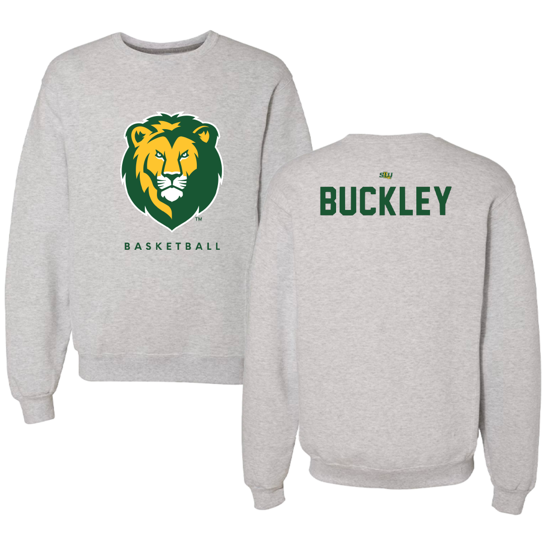 Southeastern Louisiana University Basketball Gray Crewneck - Jay Buckley